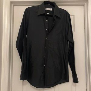 YSL men’s button up shirt with YSL in shirt